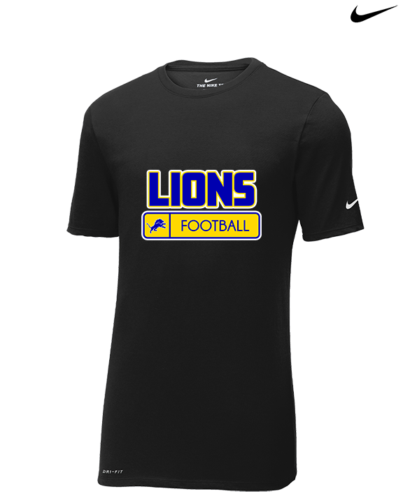 Houston County HS Football Pennant - Mens Nike Cotton Poly Tee