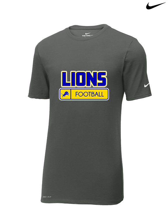 Houston County HS Football Pennant - Mens Nike Cotton Poly Tee