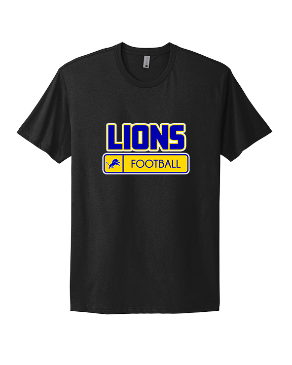 Houston County HS Football Pennant - Mens Select Cotton T-Shirt