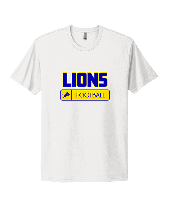 Houston County HS Football Pennant - Mens Select Cotton T-Shirt