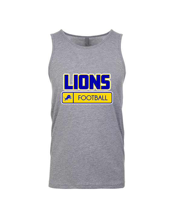 Houston County HS Football Pennant - Tank Top