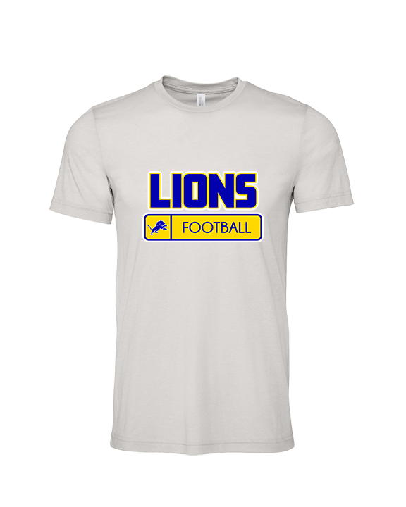 Houston County HS Football Pennant - Tri-Blend Shirt