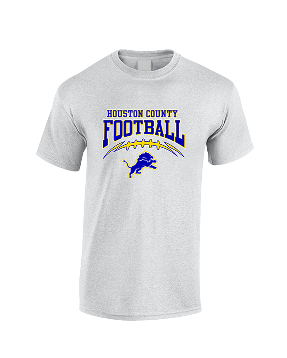 Houston County HS Football School Football - Cotton T-Shirt