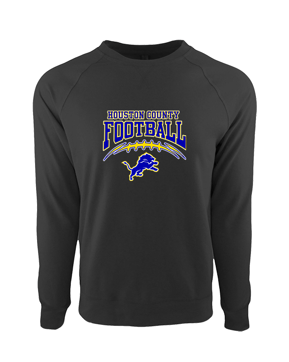 Houston County HS Football School Football - Crewneck Sweatshirt