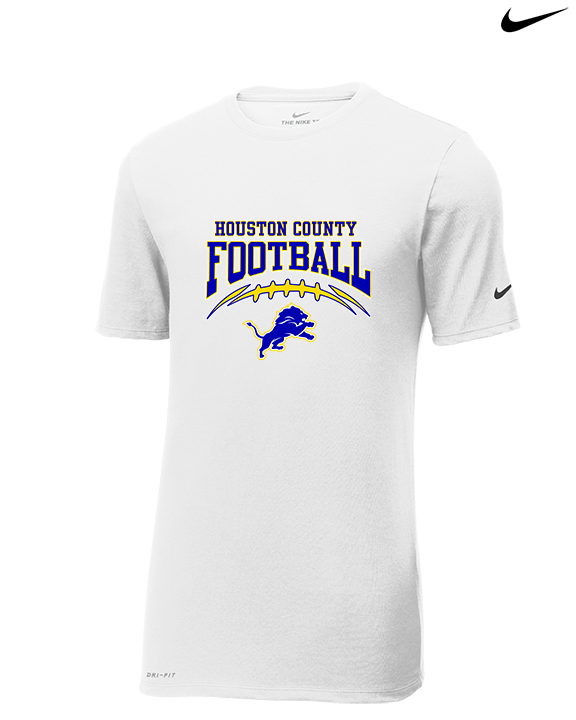 Houston County HS Football School Football - Mens Nike Cotton Poly Tee