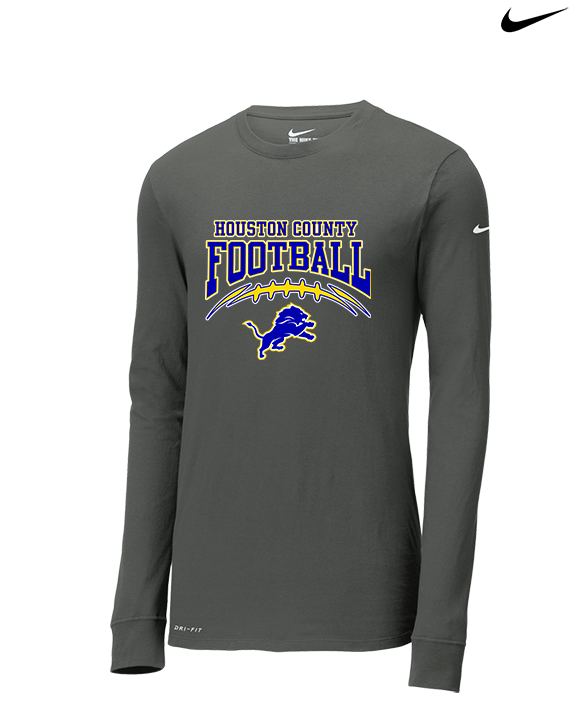 Houston County HS Football School Football - Mens Nike Longsleeve