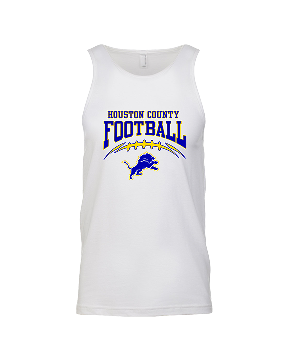 Houston County HS Football School Football - Tank Top