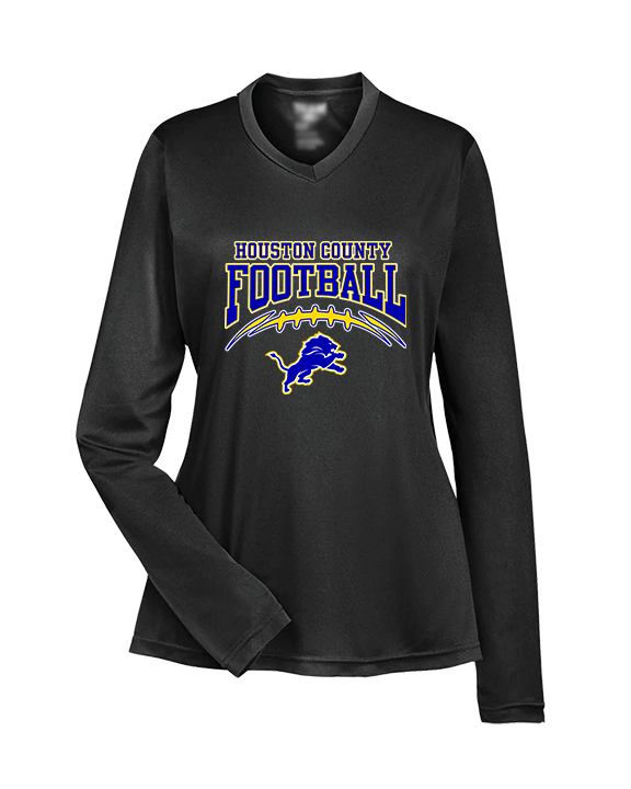 Houston County HS Football School Football - Womens Performance Longsleeve