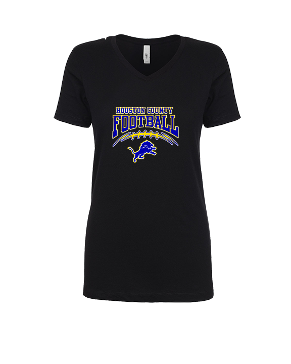 Houston County HS Football School Football - Womens Vneck
