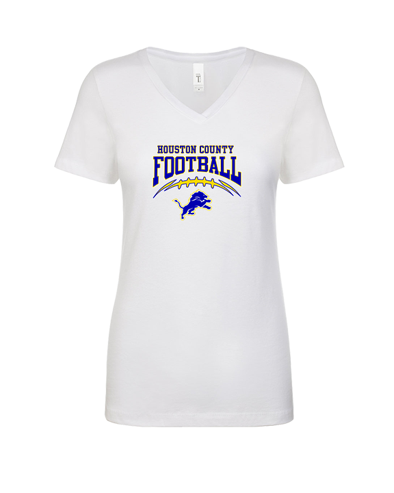 Houston County HS Football School Football - Womens Vneck
