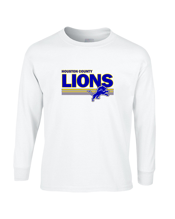 Houston County HS Football Stripes - Cotton Longsleeve