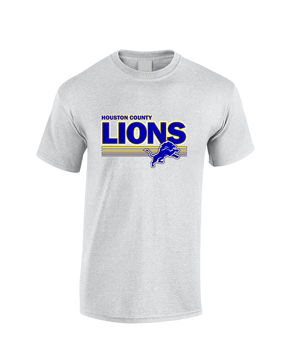 Houston County HS Football Stripes - Cotton T-Shirt