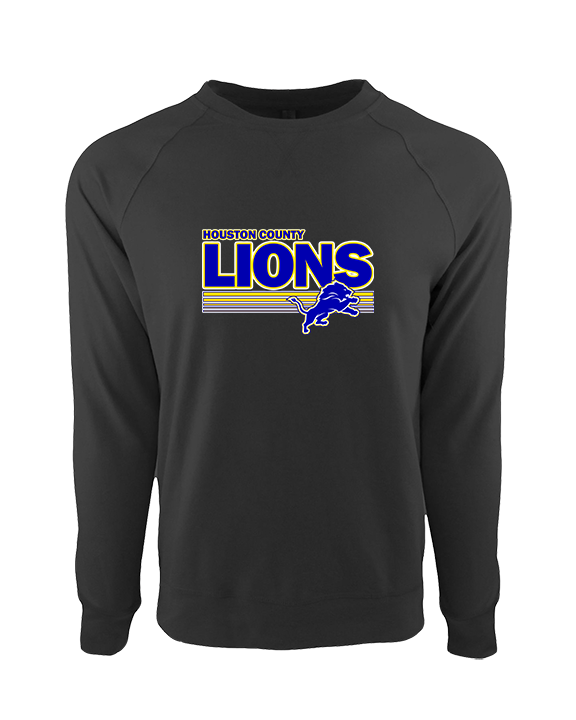 Houston County HS Football Stripes - Crewneck Sweatshirt