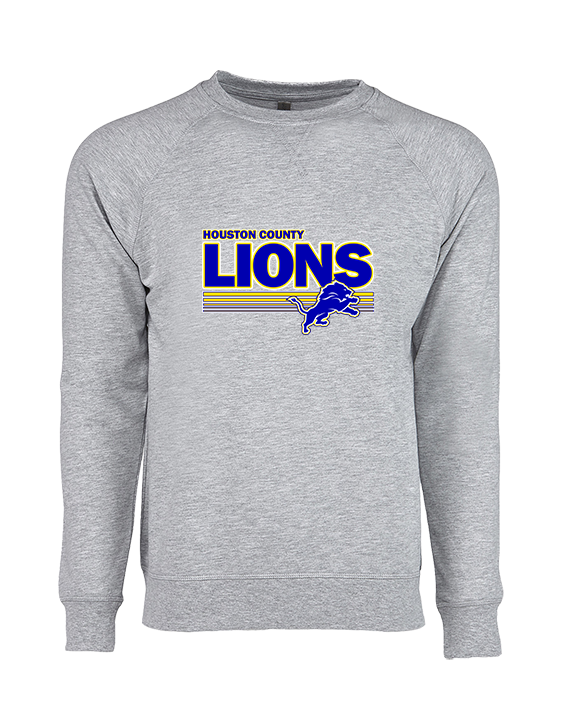 Houston County HS Football Stripes - Crewneck Sweatshirt