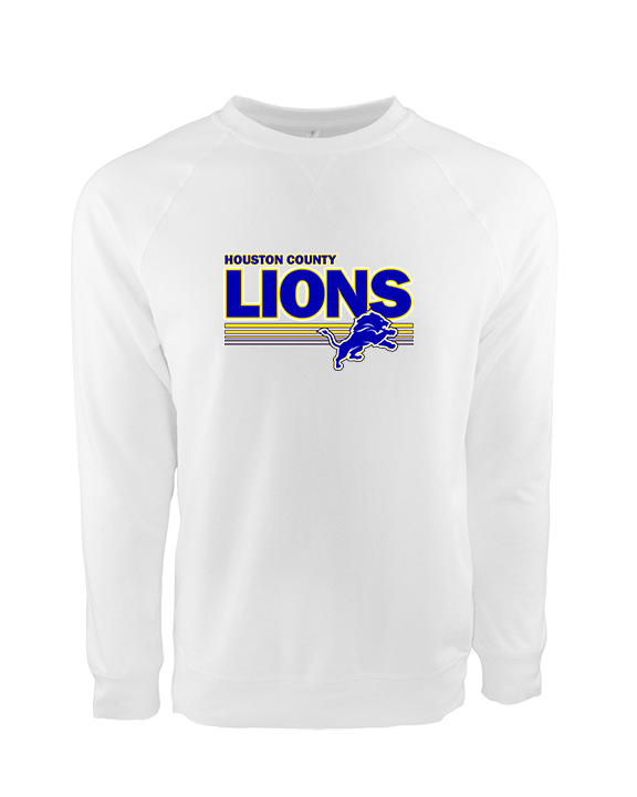Houston County HS Football Stripes - Crewneck Sweatshirt