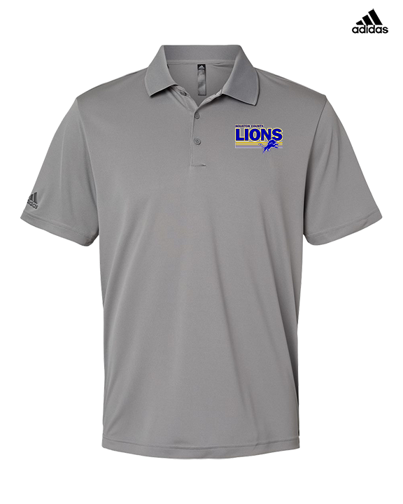 Houston County HS Football Stripes - Mens Adidas Polo