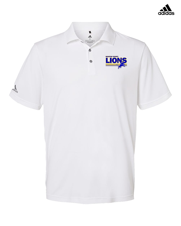 Houston County HS Football Stripes - Mens Adidas Polo