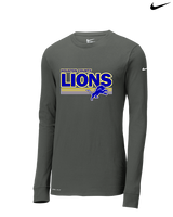 Houston County HS Football Stripes - Mens Nike Longsleeve