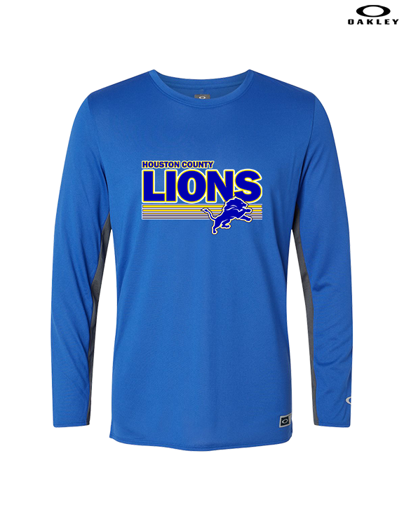 Houston County HS Football Stripes - Mens Oakley Longsleeve