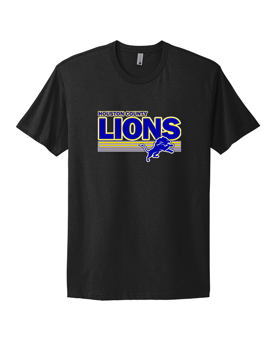 Houston County HS Football Stripes - Mens Select Cotton T-Shirt