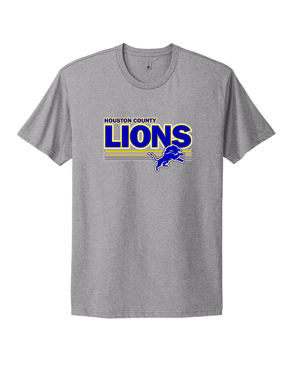 Houston County HS Football Stripes - Mens Select Cotton T-Shirt