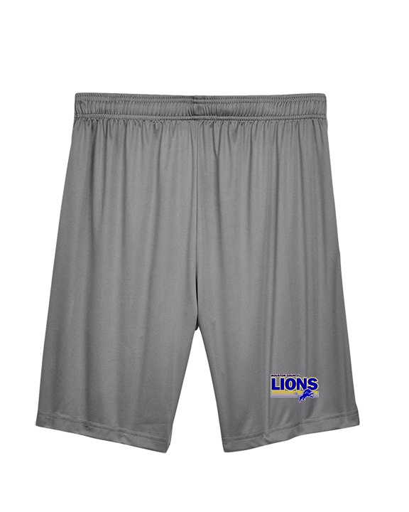 Houston County HS Football Stripes - Mens Training Shorts with Pockets