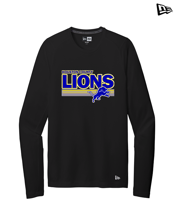 Houston County HS Football Stripes - New Era Performance Long Sleeve