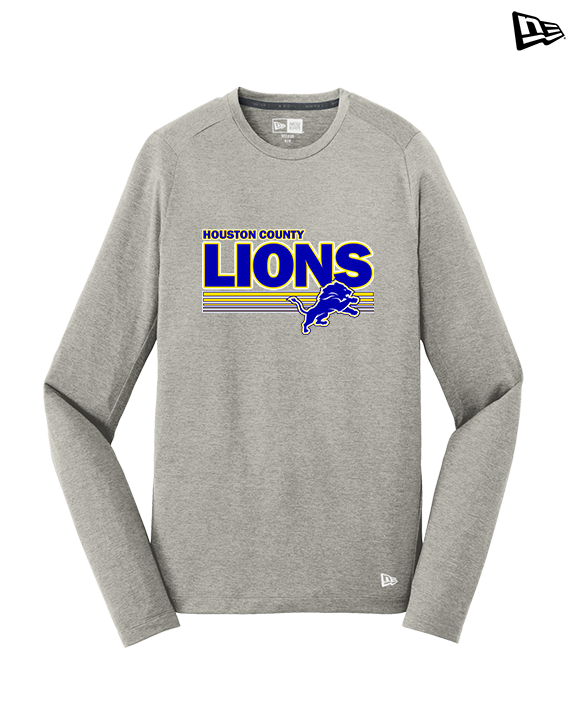 Houston County HS Football Stripes - New Era Performance Long Sleeve