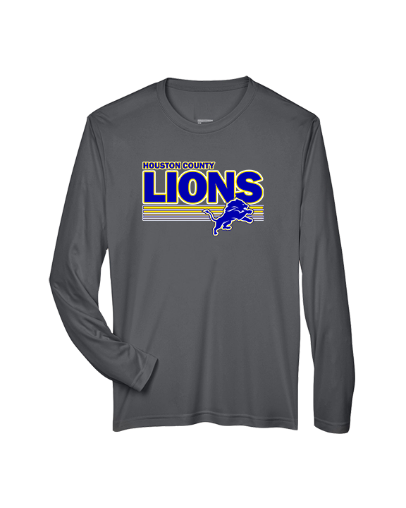 Houston County HS Football Stripes - Performance Longsleeve
