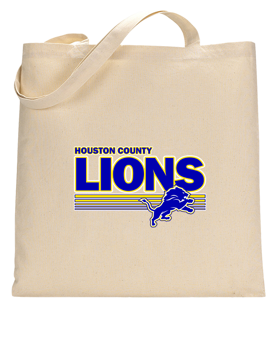 Houston County HS Football Stripes - Tote