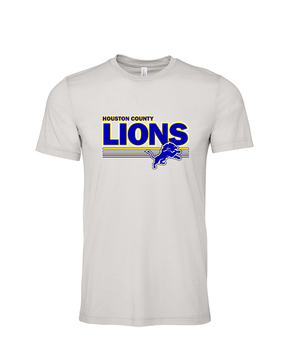 Houston County HS Football Stripes - Tri-Blend Shirt