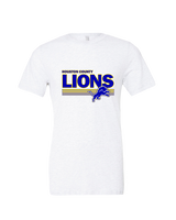Houston County HS Football Stripes - Tri-Blend Shirt