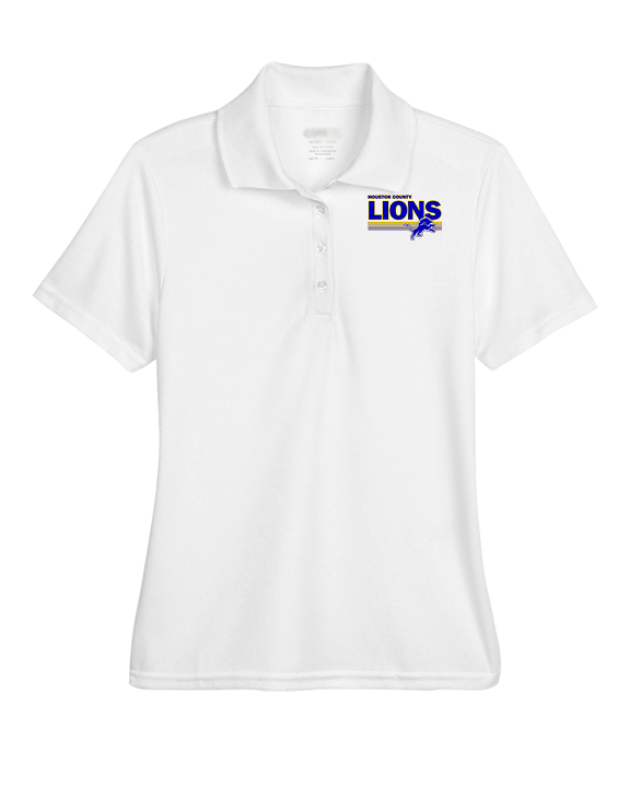 Houston County HS Football Stripes - Womens Polo