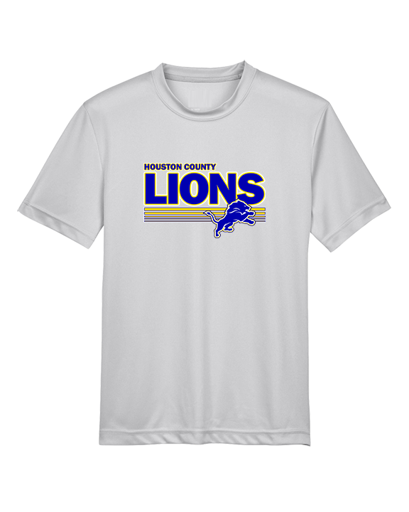 Houston County HS Football Stripes - Youth Performance Shirt