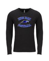 Hyde Park Academy Football Curve - Tri-Blend Long Sleeve