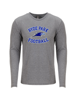 Hyde Park Academy Football Curve - Tri-Blend Long Sleeve