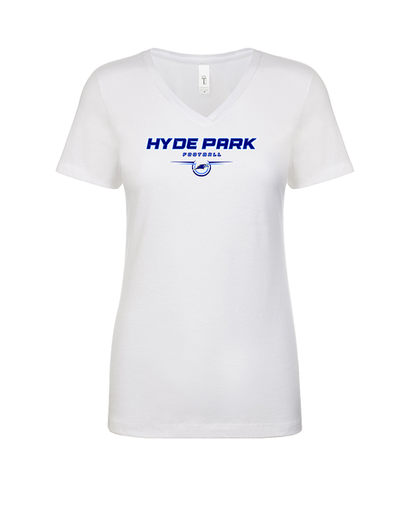 Hyde Park Academy Football Design - Womens Vneck