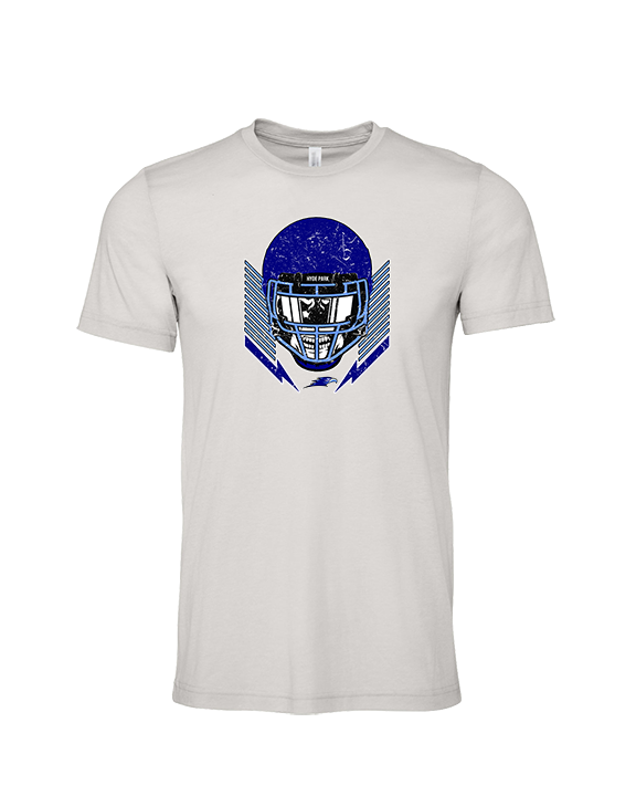 Hyde Park Academy Football Skull Crusher - Tri-Blend Shirt