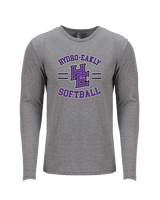Hydro-Eakly HS Softball Curve - Tri-Blend Long Sleeve