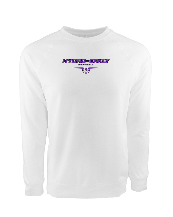 Hydro-Eakly HS Softball Design - Crewneck Sweatshirt