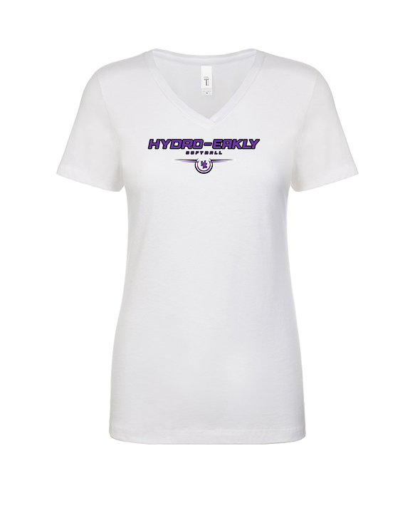 Hydro-Eakly HS Softball Design - Womens Vneck