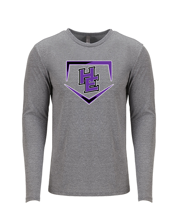 Hydro-Eakly HS Softball Plate - Tri-Blend Long Sleeve