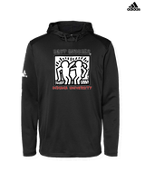 Indiana University Best Buddies Back - Mens Adidas Hoodie