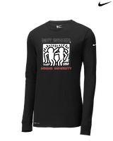 Indiana University Best Buddies Back - Mens Nike Longsleeve