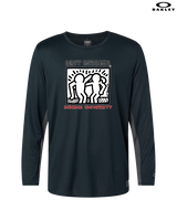 Indiana University Best Buddies Back - Mens Oakley Longsleeve