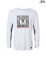 Indiana University Best Buddies Back - Mens Oakley Longsleeve