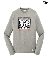 Indiana University Best Buddies Back - New Era Performance Long Sleeve