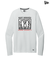 Indiana University Best Buddies Back - New Era Performance Long Sleeve