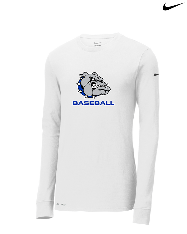 Ionia HS Baseball Logo - Nike Dri-Fit Poly Long Sleeve