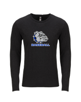 Ionia HS Baseball Logo - Tri Blend Long Sleeve